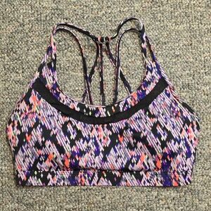Victoria's Secret VSX Purple Ikat Sports Bra M